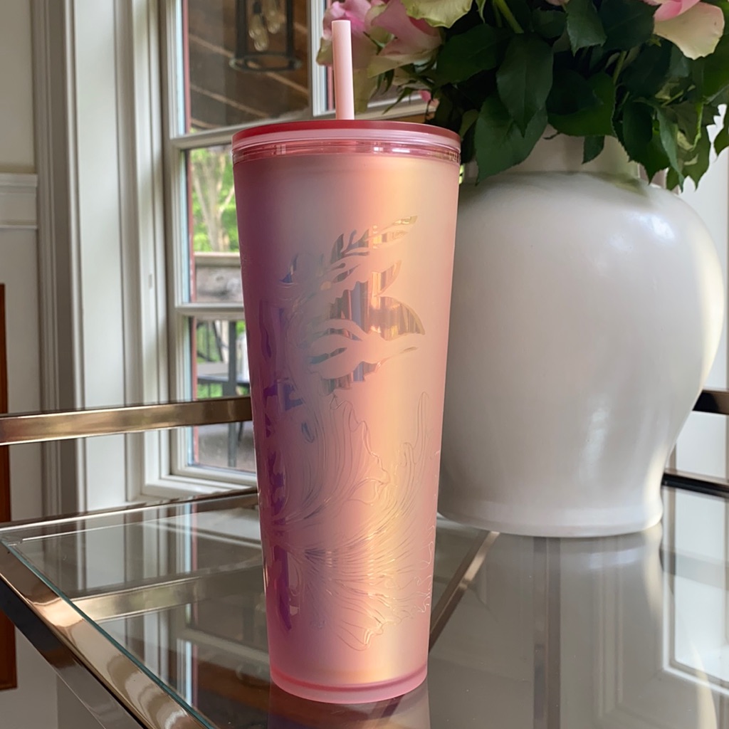 Starbucks Soft Siren Pink Tumbler 24 Oz Brand New